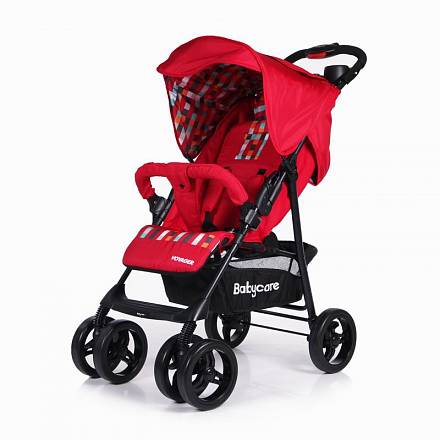 Прогулочная коляска Baby Care Voyager - Красный 17  